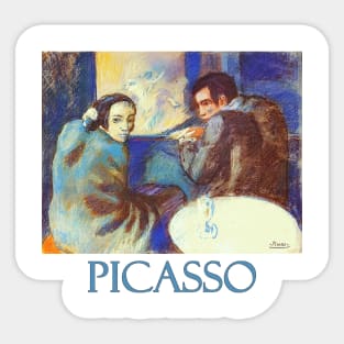 Scene in a Cabaret (1902) by Pablo Picasso Sticker